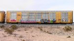 WB Unit Vehicular Flat Car Frt at Erie NV -36